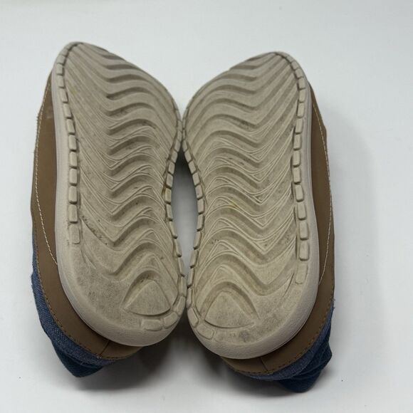 Crocs Santa Cruz Playa Shoes Mens 12 Blue Denim Brown Slip On Loafers Comfort main image 2